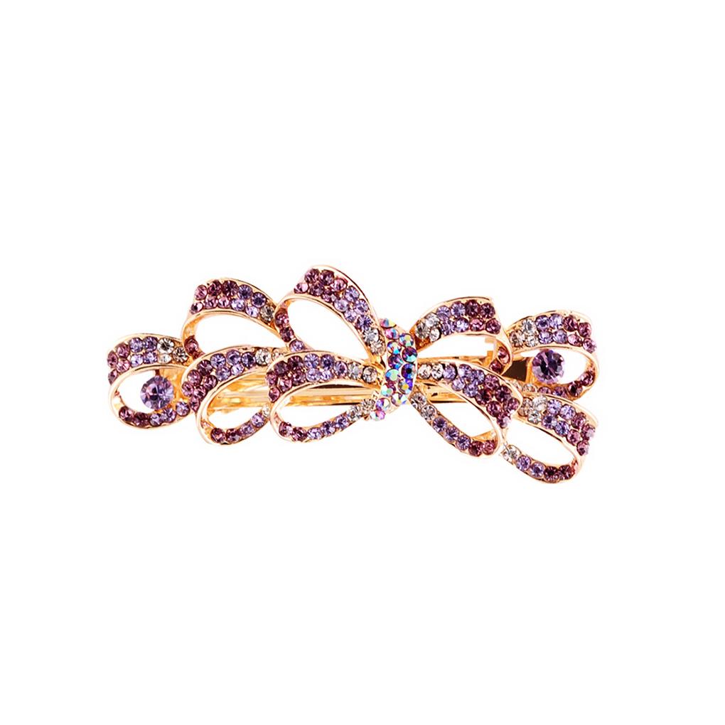 

Женская заколка-бабочка для волос, стразы, сплав, заколка для волос, детская заколка-автомат, пружинный зажим, аксессуар