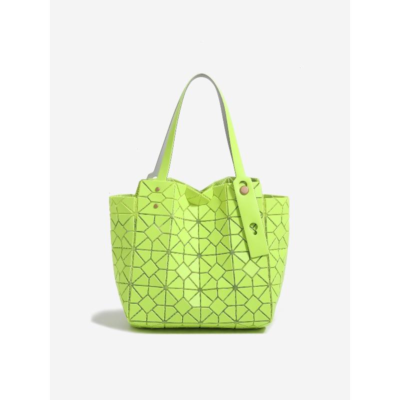 Fashion Striped Single Shoulder Large Capacity High End Trendy Single Shoulder Tote Bag