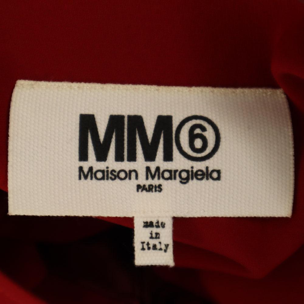 MM6 Maison Margiela Made In Italy Long Sleeve One Piece 40 Red Women Used