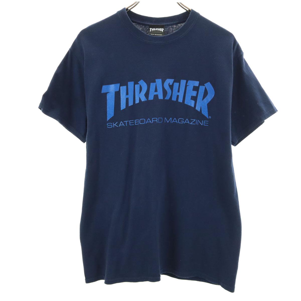 

THRASHER Short sleeve T-shirt M Navy Men s Used