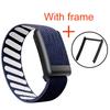Stretchy Bands for Whoop 5.0 /MG Adjustable Sport Comfort Nylon Elastic Braided Wristbands for Whoop 4.0 Wearable Health Fitness