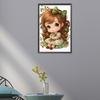 5D DIY Full Round Drill Diamond Painting Little Girl Kit Home Decor Art Craft