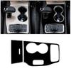 1 Set Glossy Black Soft Plastics Car Console Gear Shift Panel Covers for Jeep Grand Cherokee 2014 2015 Auto Interior Accessories