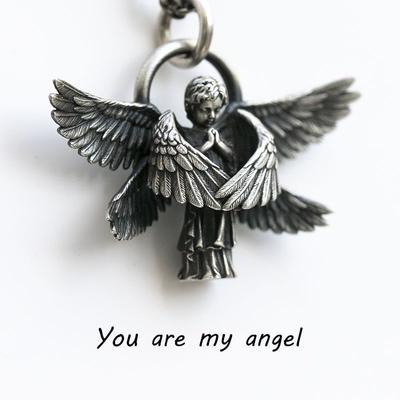1Pc New Seraph Pendant Necklace Personalized Creative Gifts for Men and Women Valentine's Day Gifts