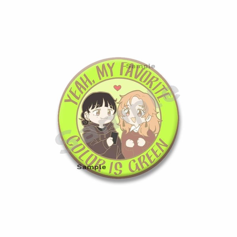 Anime The Guy She Was Interested In Wasn't A Guy At All Button Pin Cartoon Mitsuki Koga Brooch Badge Bag Hat Decor Accessories
