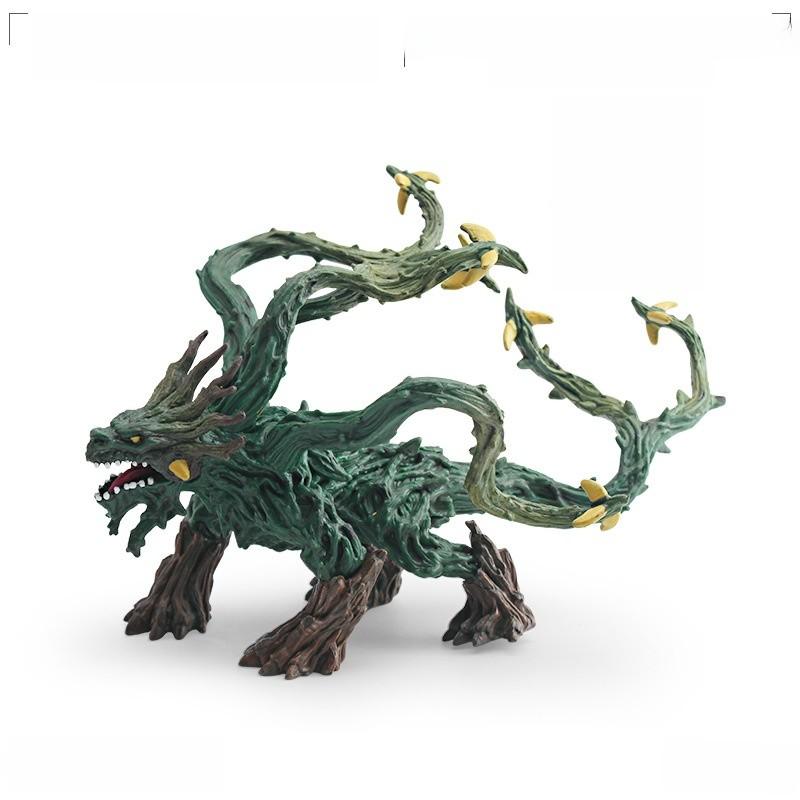 Mythical Creature Pvc Model Large Gorilla Beast With Lava And Ice Crystal Features For Collectors