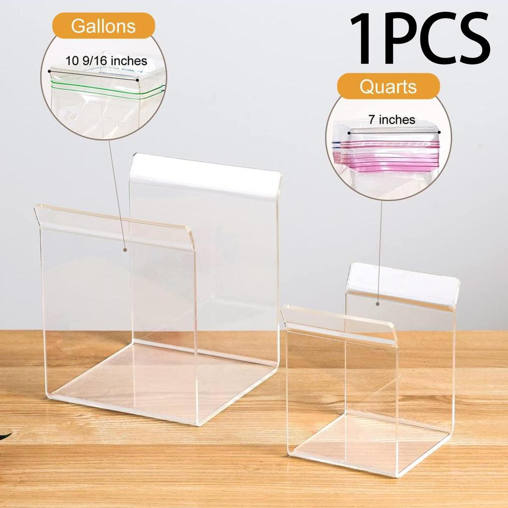 Baggy Rack Holder Filling Freezer Bag Kitchen Gadgets Stand S