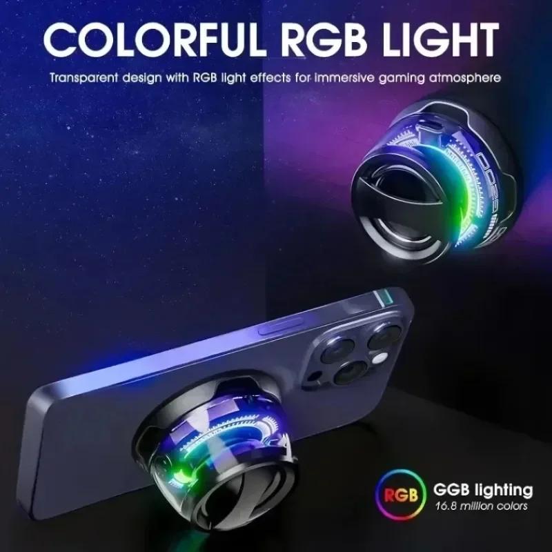 G200 Magnetic Bluetooth Speaker - Portable Mini Bass Boomer with RGB Ambient Light, Wireless Outdoor Sound Box, HD Sound