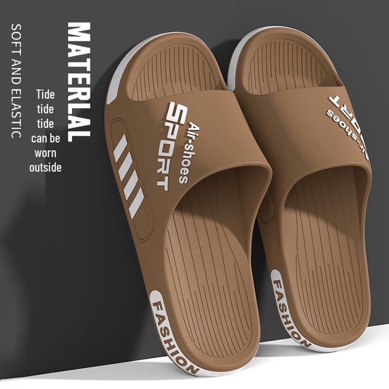 Pánské letní sportovní outdoorové protiskluzové pantofle se silnou podrážkou