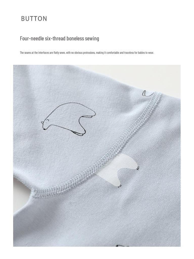 Neugeborenen Modal Baumwolle Baby Body - Frühling/Herbst Homewear & Klimaanzug