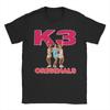 Summer Unisex K3 Studio100 Girl Group Shirt Pure Cotton Printed Tee Shirts Top Clothing Unisex