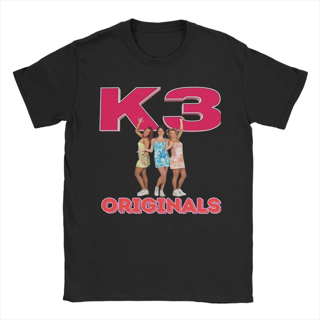 Summer Unisex K3 Studio100 Girl Group Shirt Pure Cotton Printed Tee Shirts Top Clothing Unisex