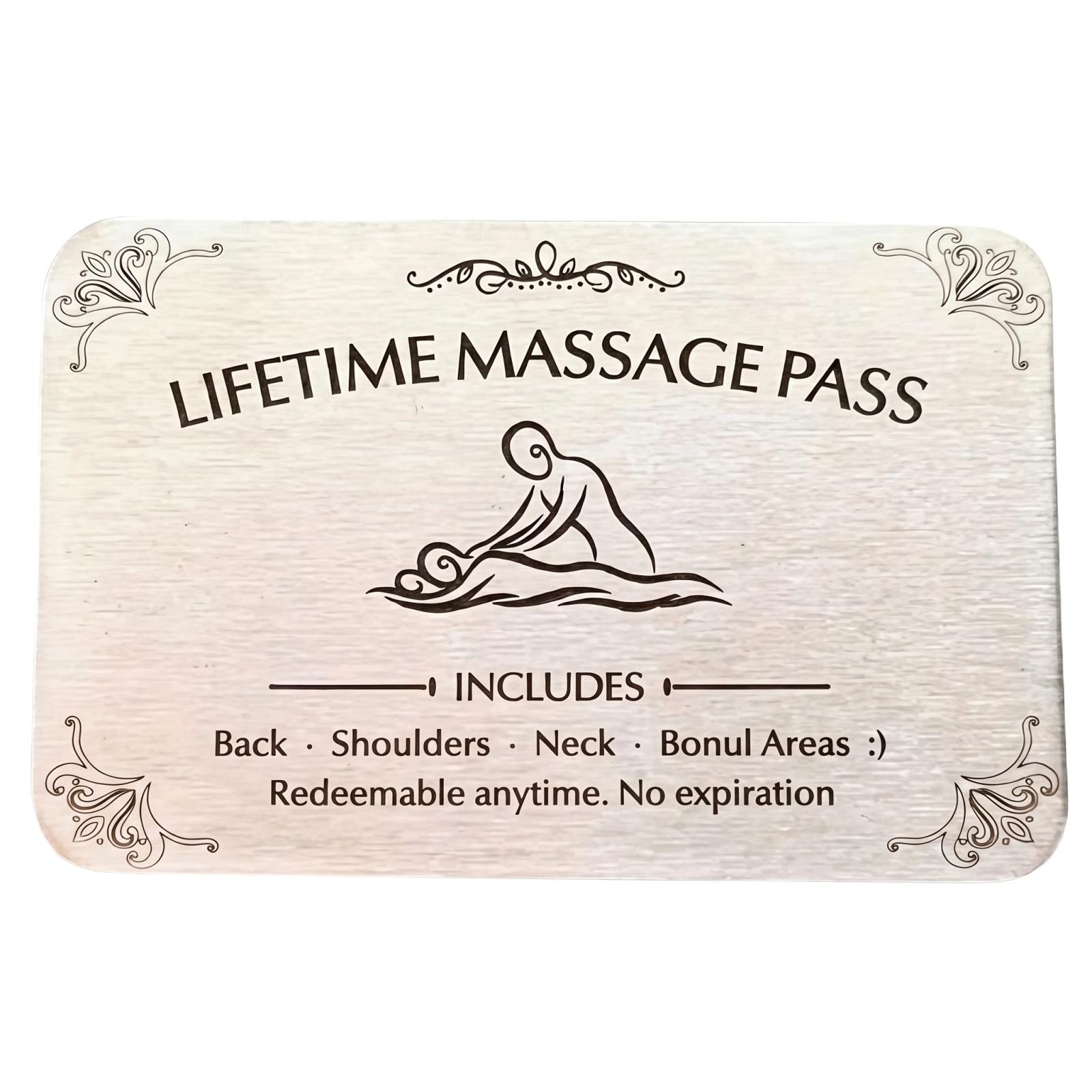 

Lifetime Date Night Pass Card Includes Dinner Drinks Full Attention Redeemable Anytime No Expiration Durable Material Unique Design One Size