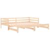 Sofa Beds Day Bed With Trundle 90X190 Cm Solid Wood Pine