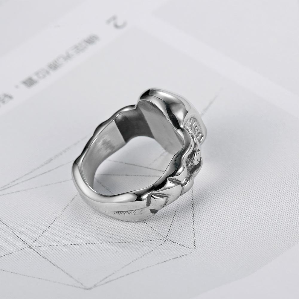 Ανδρικό Δαχτυλίδι από Τιτάνιο Ατσάλι με Μικρή Νεκροκεφαλή, Γυναικείο Δαχτυλίδι με Νεκροκεφαλή από Ανοξείδωτο Ατσάλι, Δαχτυλίδι Διαβόλου.