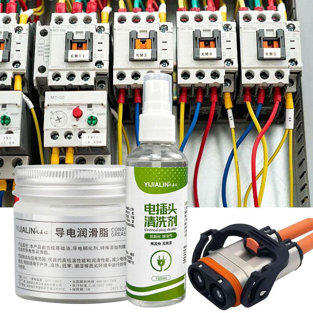 Electric Plug Cleaner Deep Cleaning Dirt Dust Remove Safety Cleaner Aerosol Spray Equipment Fast-Drying Electronic Ndustria K4U3