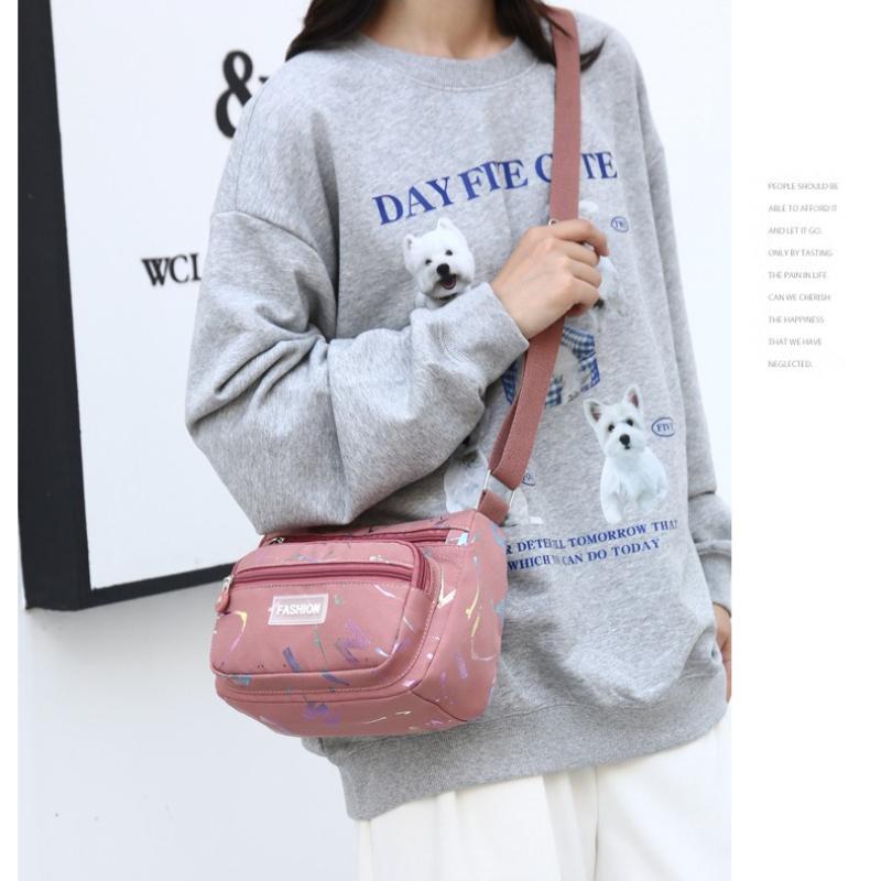 1Pc New Shoulder Bag Women's Fashion Multi-layer Storage Simple Messenger Bag To Work Commuting Shopping Versatile Tote Bag