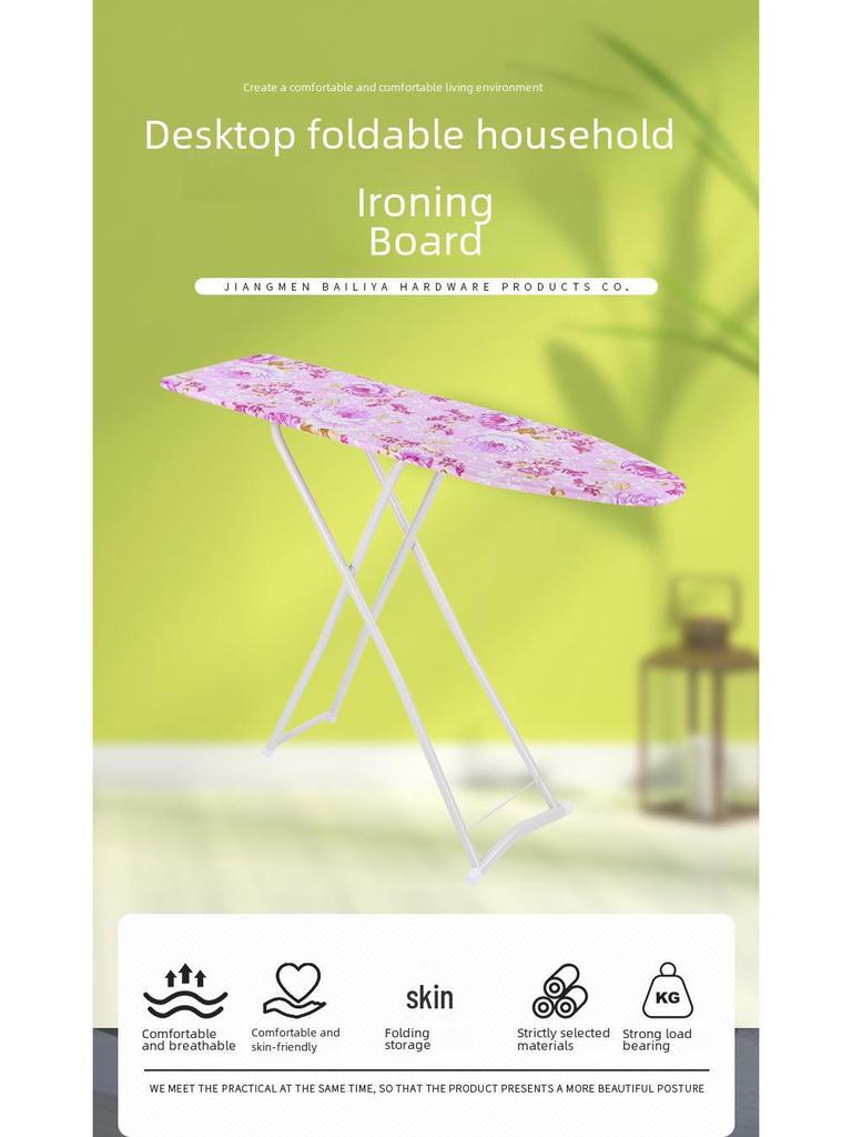 Foldable and Stable Home Ironing Board - Large and Long Design