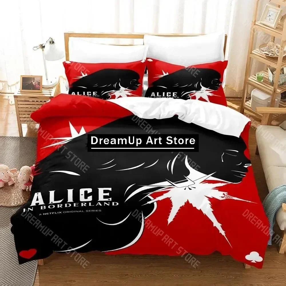 3D Print Alice in Borderland Season 2 Bedding Set Single Twin Full Queen King Size Bed Set Aldult Kid Bedroom Duvetcover Sets