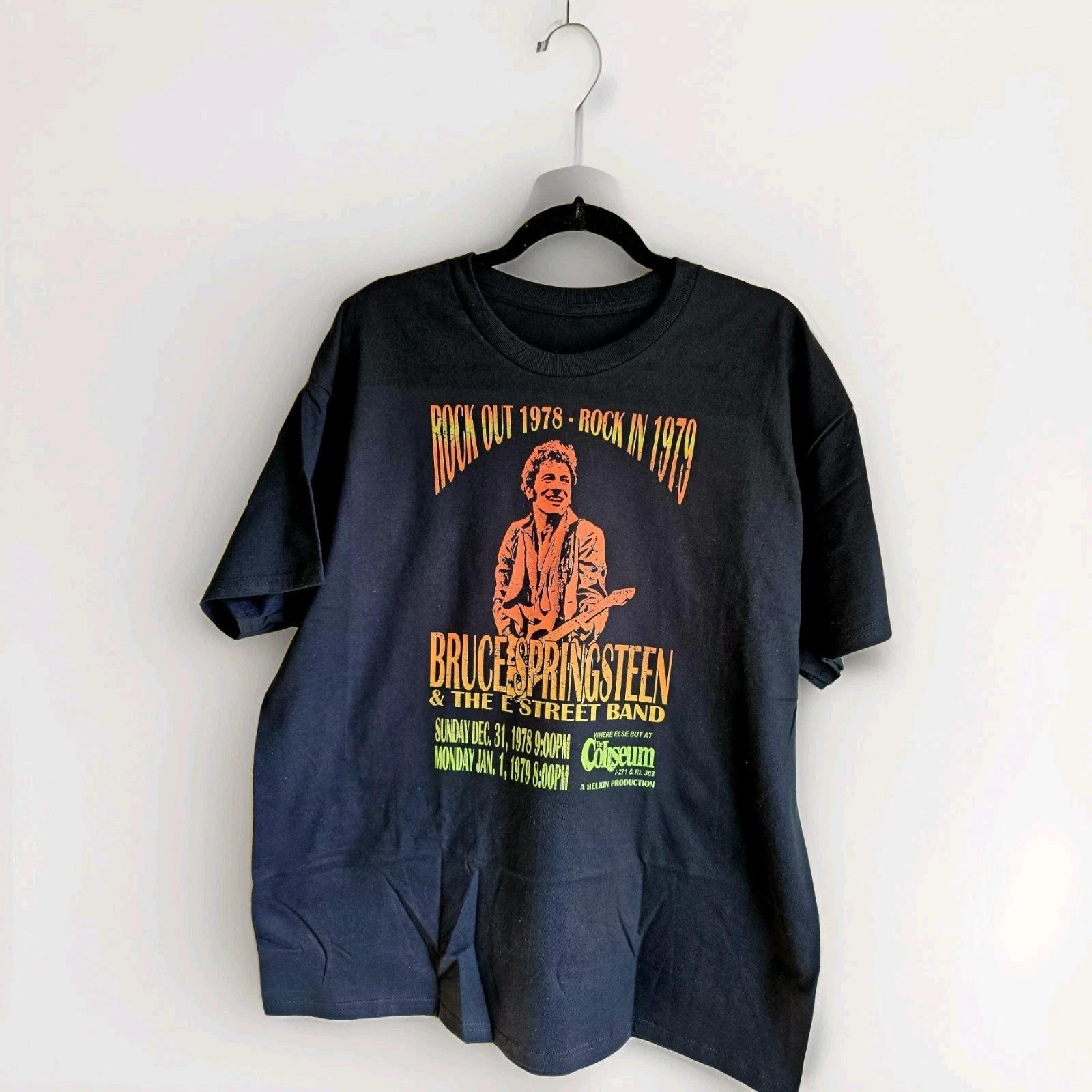 Bruce Springsteen 1978 New Years Eve Richfield Coliseum Cotton T Shirt M