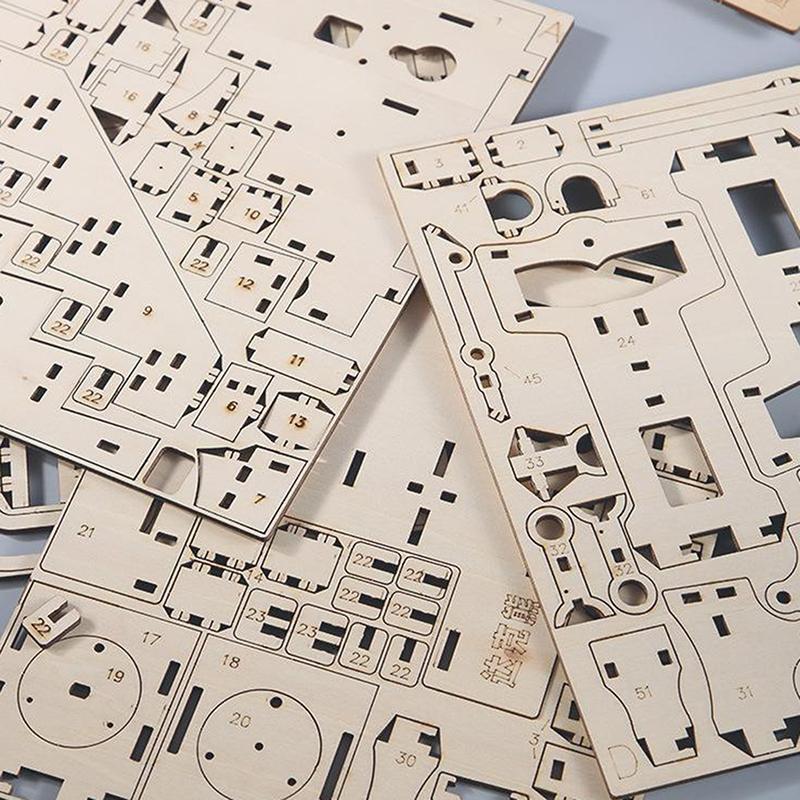 1 Set Steam Lernspielzeug 3D Holz Wolkendrache Puzzle DIY Skywalk Modellbausätze Mechanische Puzzles Selbstmontage Spielzeug für Kinder