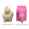 Cat Shaped Silicone Vase Mold Ornament Moulds for Crafts and Home Decorations