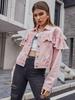 European and American Women's Casual Raw Edge Short Denim Jacket - Versatile INS Style.