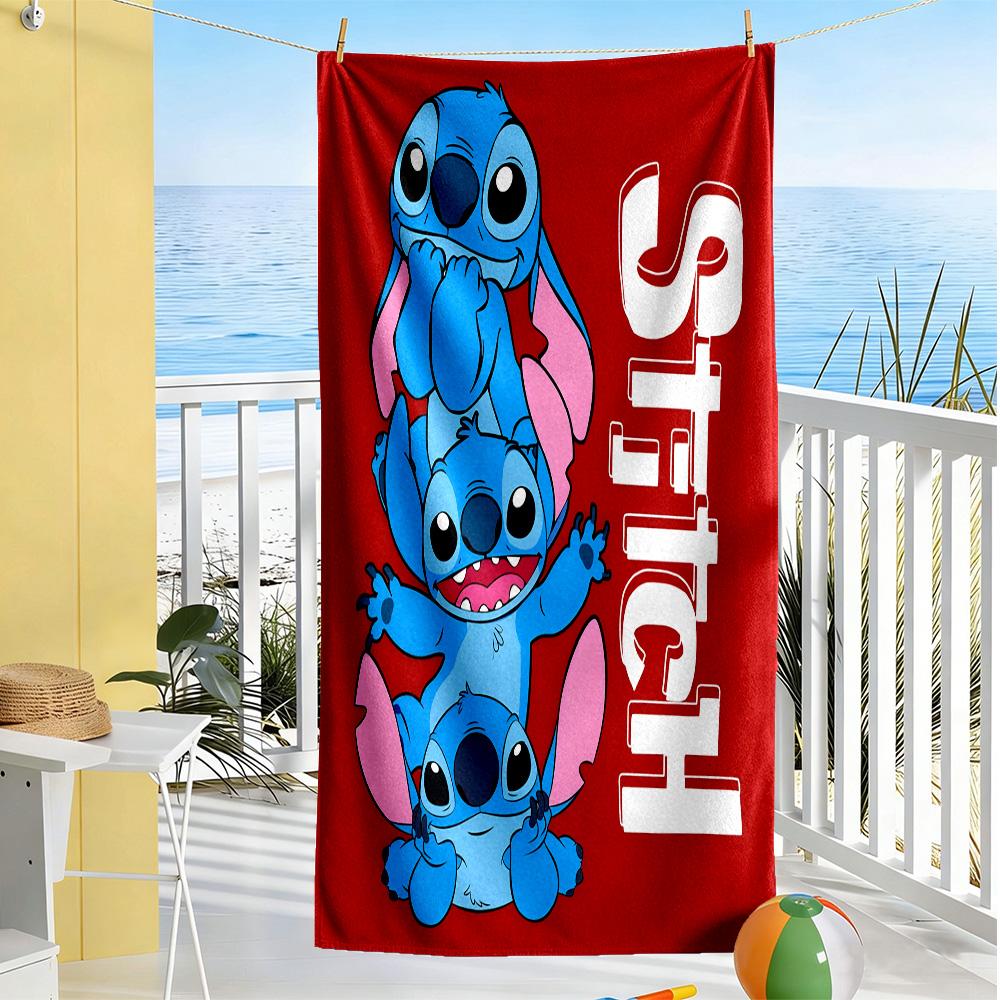 Stitch cozy beach towel soft for Outdoor Daily Use Vibrant Pattern Perfect Gift for Women/Men