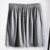 Men Summer Shorts Quick Dry Breathable Elastic Waist Pocket Drawstring Sports Thin