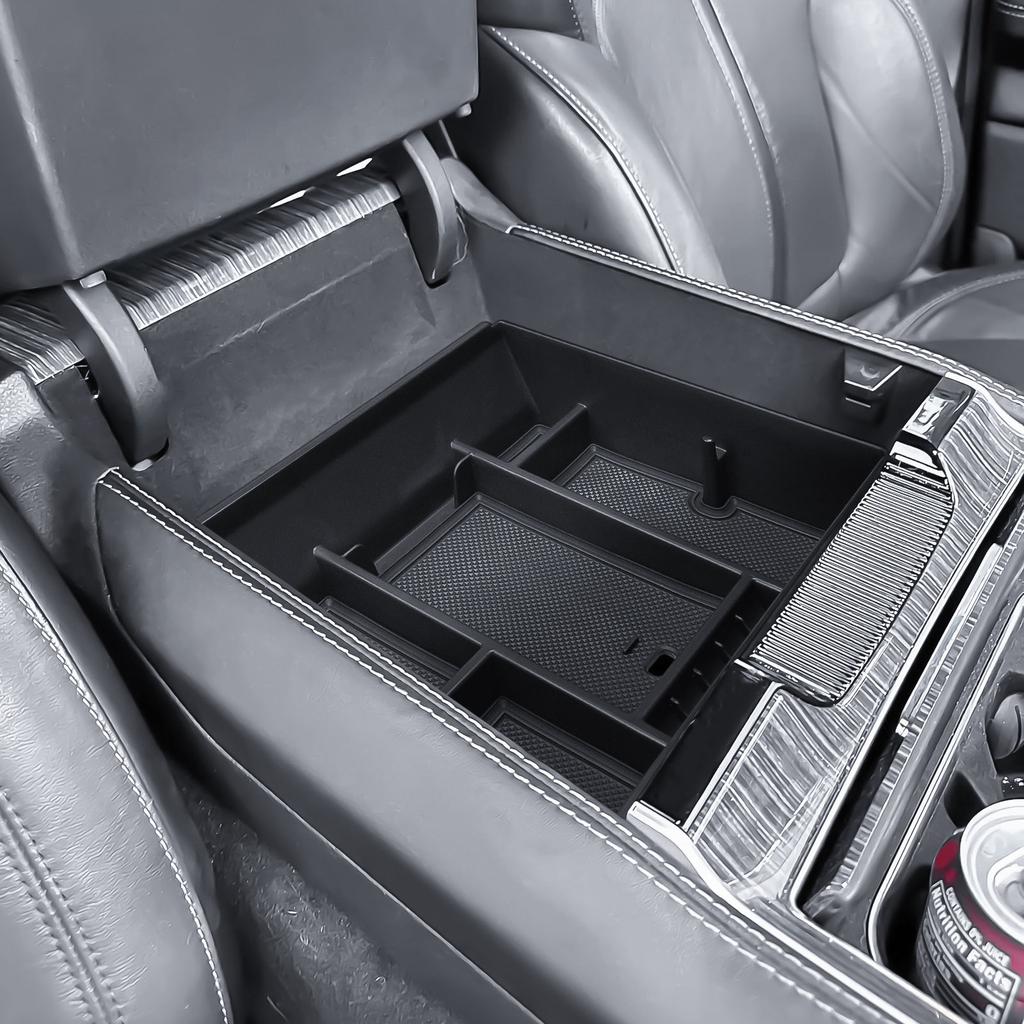 Armrest Storage Center Console Organizer for 2025-2025 Jeep Wagoneer/L, 2025-2025 Jeep Grand Wagoneer/L Interior Car Storage Box