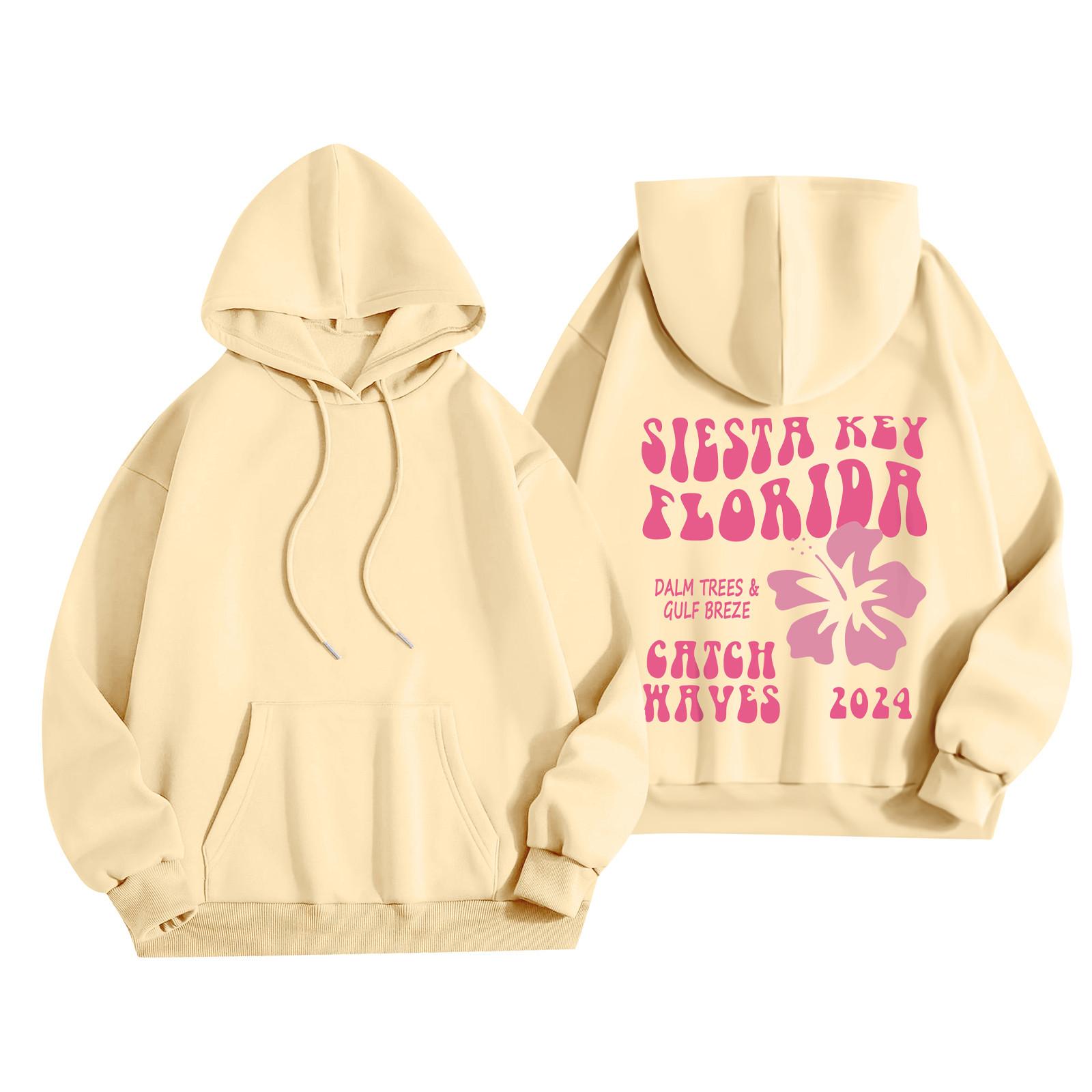 

Женская мода, женский легкий пуловер с длинными рукавами и карманами, толстовка с капюшоном в стиле консервативного стиля XL жёлтый