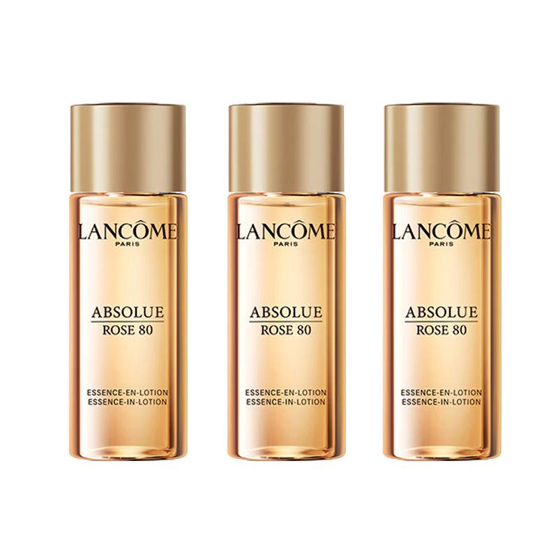 

Lancôme Absolue Rose 80 Есенція-у-Лосьйоні Зволожуючий Тонік, Дорожня версія, Зразок 10 мл/30 мл 30ml*3