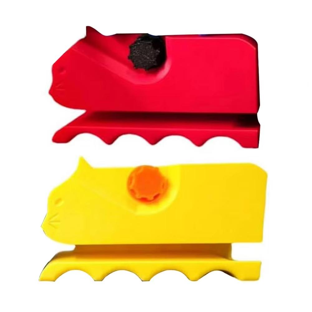 1/2 Peças Ferramenta de Corte de Papelão Formato de Gato Projeto DIY Design Ergonômico Portátil Cortador de Papelão Arranhador de Gato Tira de Impressão 3D
