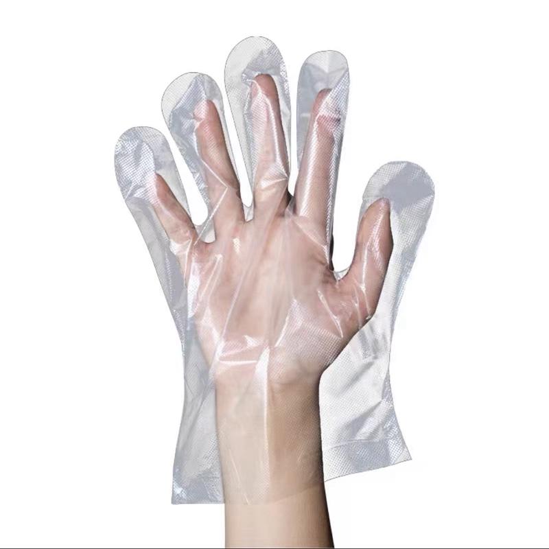 Durable Food-Grade Transparent TPE Disposable Gloves for Kitchen & Cleaning