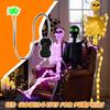 Light Up Eyes Halloween Light Up Eyes for Skulls With Timer LED Decorations Spooky Props for Indoor Outdoor Skeleton Pumpkins