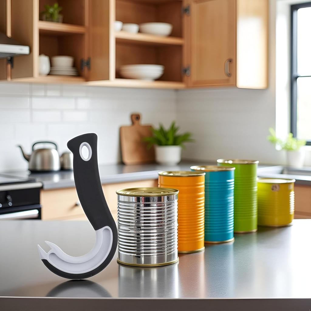 Hand can opener manual, can opener for seniors, Easy Open Ring Pull Can Opener, convenient to open cans labor-saving tools can be used for a variety