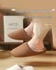 In Stock: Soft Suede Cotton Slippers - Silent Home Comfort, Velvet Lined for Men & Women, Japanese and Korean Style