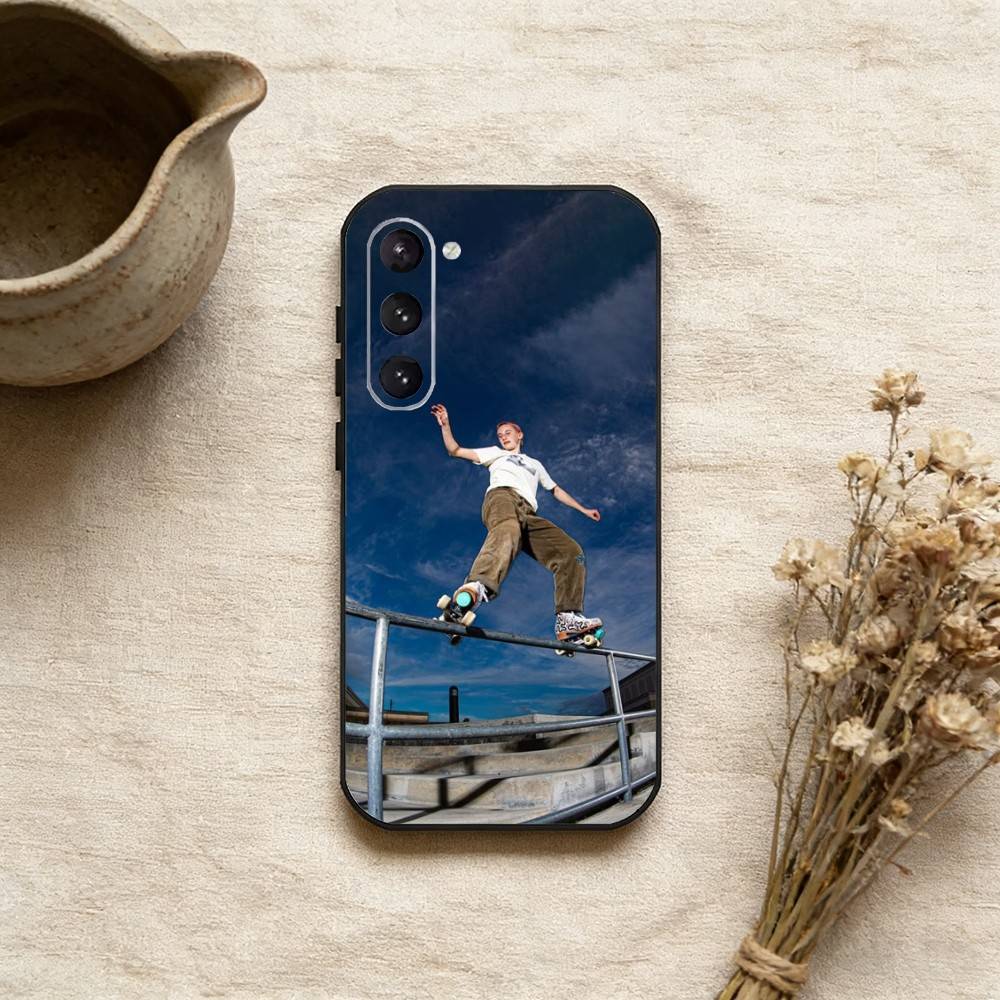 

Чехол для телефона P-Patin для катания на роликах для Samsung Galaxy A73, A21s, A22, A31, A52, A53, A71, A41 Мягкий черный корпус Samsung a40