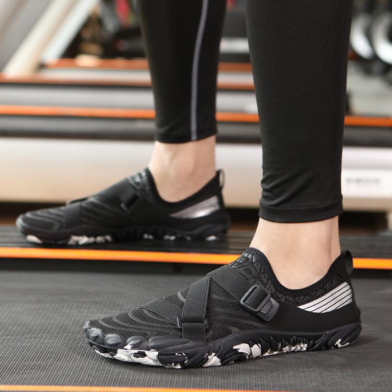 Hallen-Fitnessschuhe ******** Schnürschuhe Stoßdämpfende Heim-Sportschuhe Weichsohlige Laufband Aerobic Yoga Schuhe