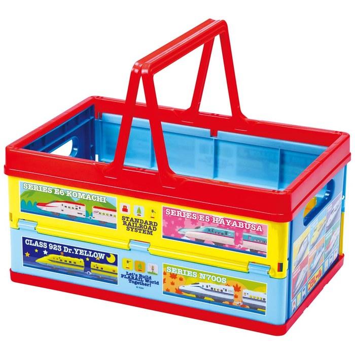 Skater Storage Box, Foldable Toy Box, Stackable Storage Case with Handle, BWOT13-A, 38x25x19.5cm