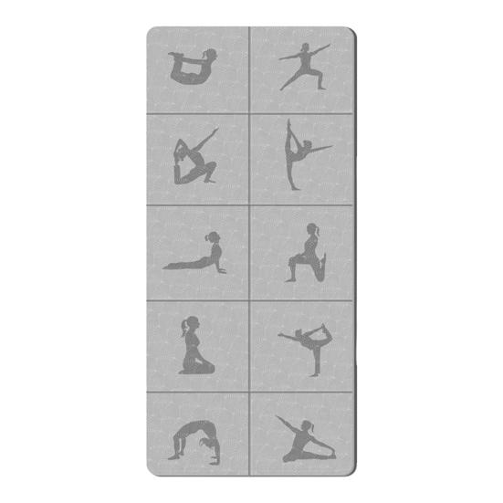 Hopfällbar yogamatta Extra portabel Rese Tjock TPE Sovmatta Halkfri Män Kvinnor Hemmagym Träning Pilates Träningsgolvskydd