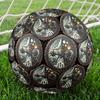 Steampunk Airplane Adventure Round Football Size 5 Adult Ball Suitable for Training Matches and Outdoor Team.