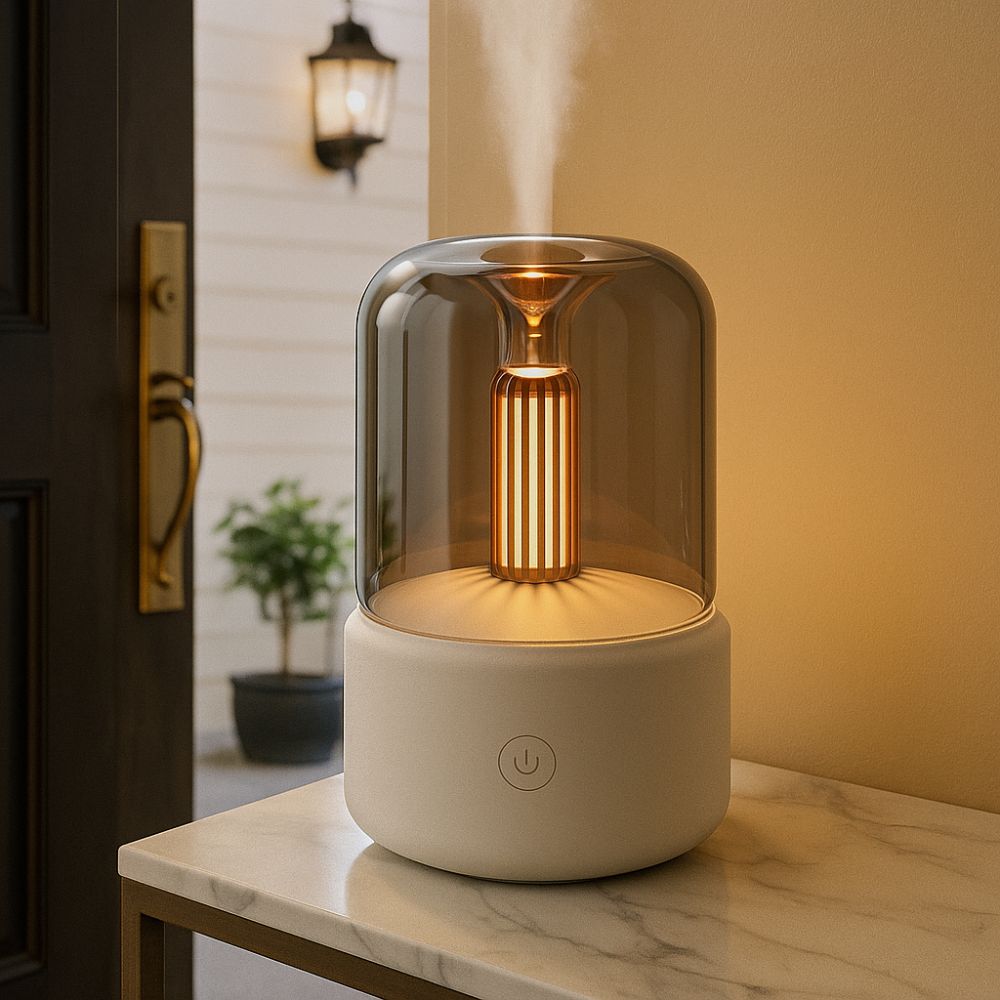 LED Aromatherapy Diffuser Light 120ml Aroma Diffuser Quiet Operation Essential Oil Diffuser  Home