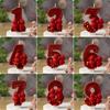 Red Bow Creative Birthday Number Candles - Hot-Selling Cake Decorations