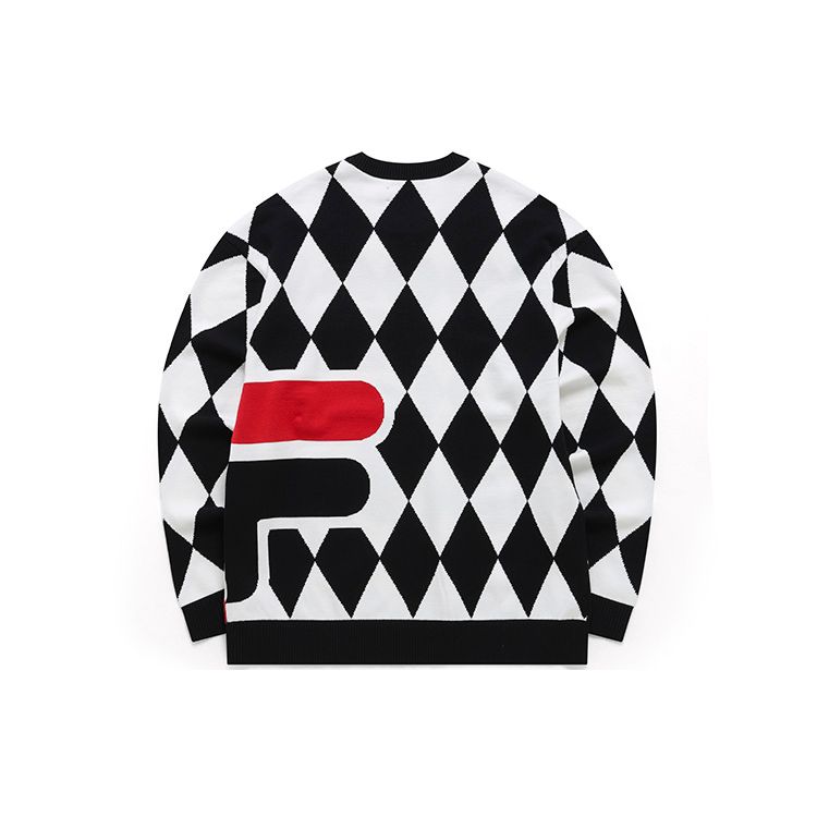Fila Sports Casual Knitted Pullover Sweater Men Sweater F11M218405FZA