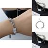Contemporary Titanium Steel Bracelet For Men And Women Hip Hop Style Personalized Jewelry