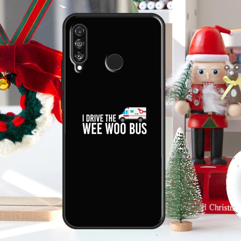 

Wee Woo Ambulance For Huawei Nova 5T 9 10 SE 7i 8i 11i 12i Y73 Y72 Y61 Y91 Y60 Y70 Y90 P20 P40 P30 Lite Case Huawei Nova 9