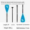 KOETSU Surf Paddleboard Dual-Use Aluminum Paddle: Single/Double Head Kayak & Paddleboard Paddle