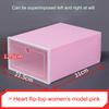 Shoe Organizer Stackable Shoe Storage Boxes Drawer Type Front Opening Shoe Rack Organizer Cabinet Shoes Container Thick Plastic
