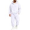 Men's Zip-Up Hoodie and Pants Set Loose Track Suit for Fall Winter